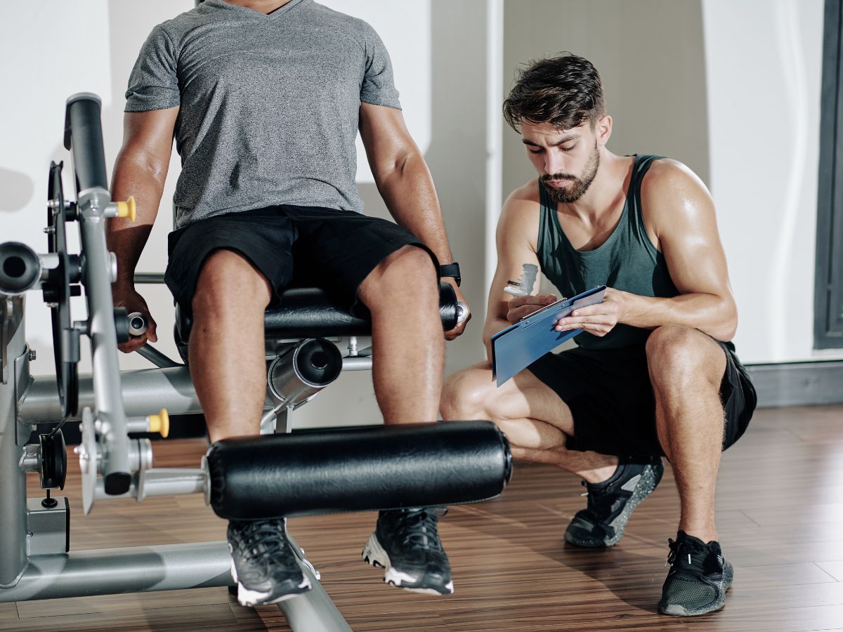 heels elevated goblet squat